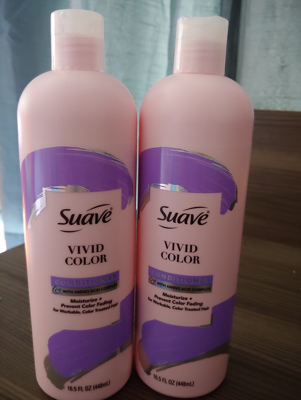 2 Pack Suave Vivid Color Conditioner With Amino Acid Complex 16.oz No Box